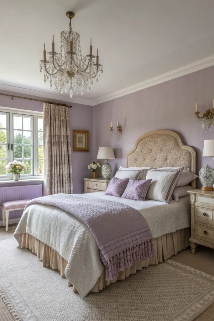 14 Lavender Luxury in an English Country Farmhouse Bedroom 14 ln 13