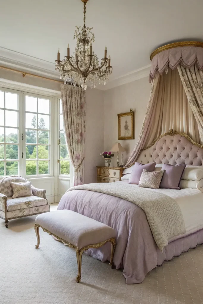 14 Lavender Luxury in an English Country Farmhouse Bedroom 15 ln 14
