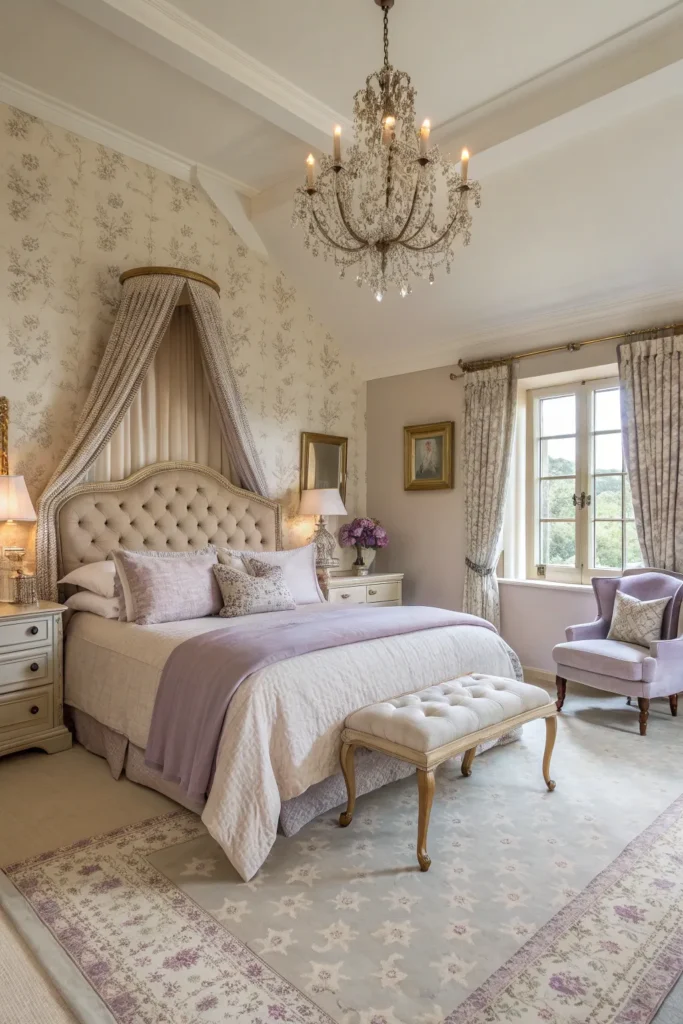 14 Lavender Luxury in an English Country Farmhouse Bedroom 4 ln 3
