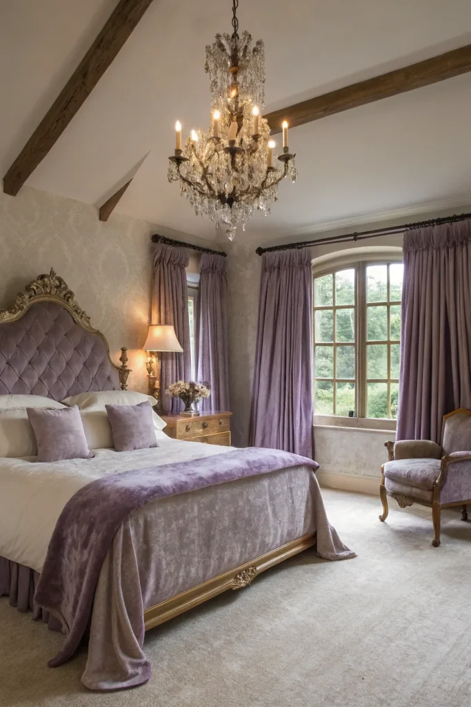 14 Lavender Luxury in an English Country Farmhouse Bedroom 7 ln 6