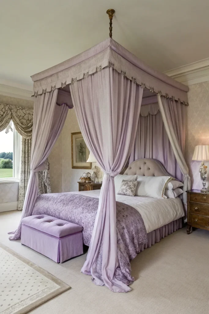 14 Lavender Luxury in an English Country Farmhouse Bedroom 9 ln 8