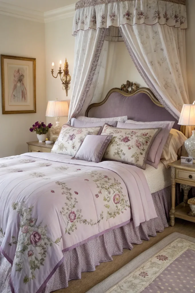 14 Lavender Luxury in an English Country Farmhouse Bedroom 10 ln 9
