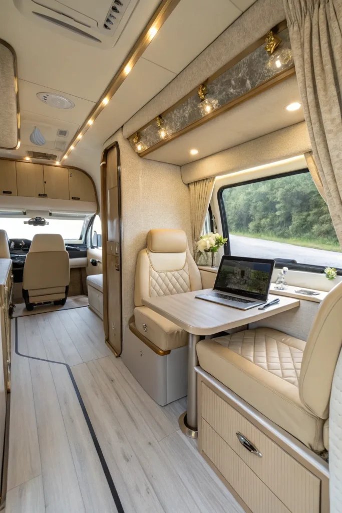 15 Modern Glam Luxe Sprinter Van Conversions for Digital Nomads 5 ls 4