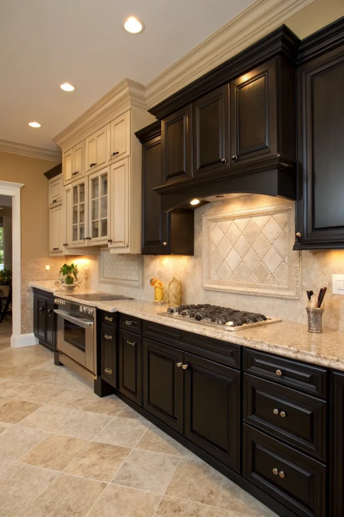 15 Black Kitchen Cabinet Ideas for a Bold Interior 13 mb 12