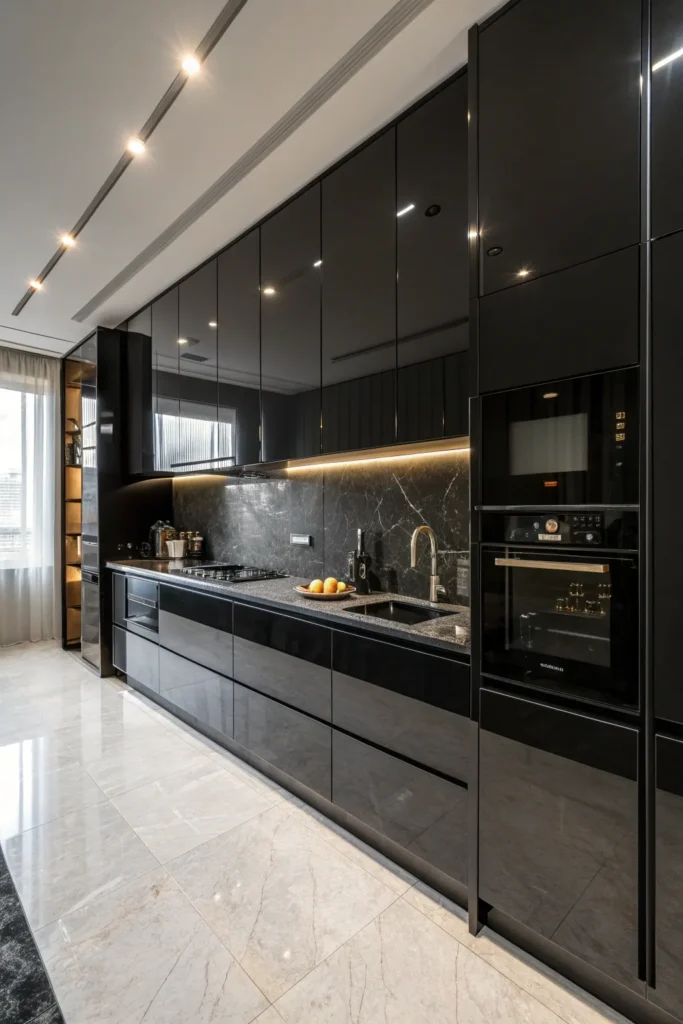 15 Black Kitchen Cabinet Ideas for a Bold Interior 7 mb 6