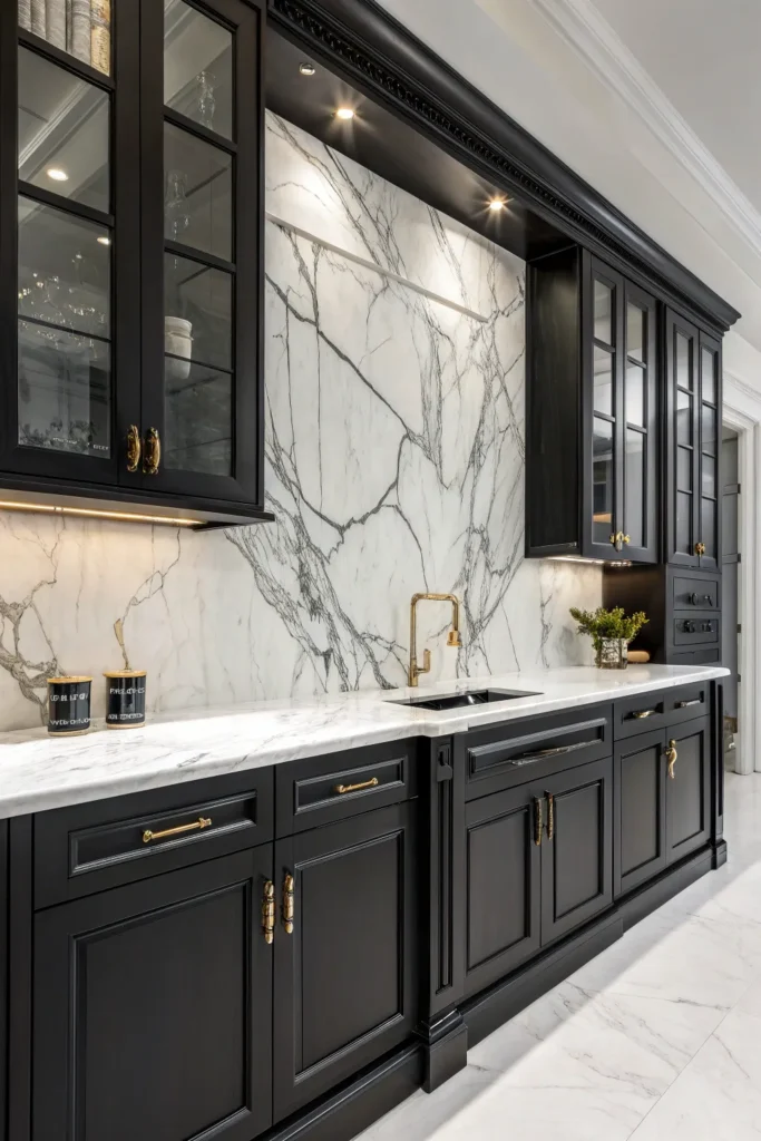 15 Black Kitchen Cabinet Ideas for a Bold Interior 9 mb 8