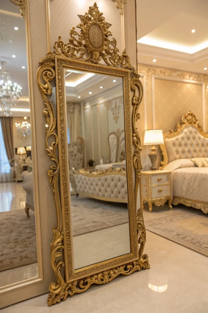 16 Bedroom Floor Mirror Ideas to Expand Your Space 10 mf 9