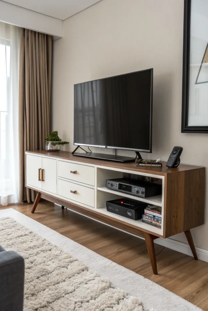 14 Small Living Room Ideas with TV for a Functional Layout 3 tf 2