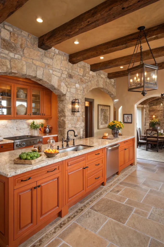 14 Orange Kitchen Ideas for a Cheerful Space 10 tw 9