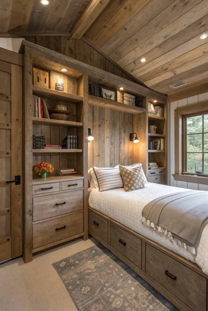 14 Dreamy Small Cabin Bedroom Ideas for the Ultimate Retreat 12 wh 11 1