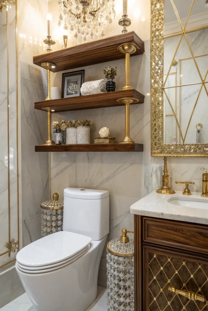 14 Floating Shelves Above Toilet Ideas for Extra Storage 5 ws 4