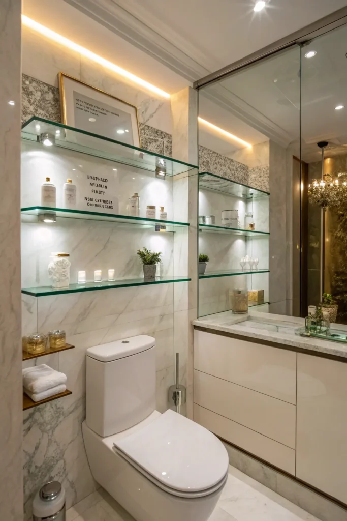 14 Floating Shelves Above Toilet Ideas for Extra Storage 6 ws 5