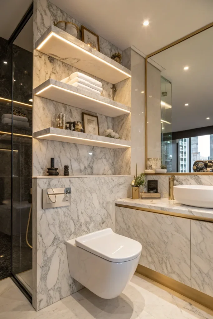 14 Floating Shelves Above Toilet Ideas for Extra Storage 8 ws 7