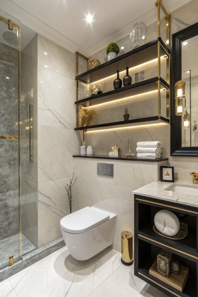 14 Floating Shelves Above Toilet Ideas for Extra Storage 9 ws 8