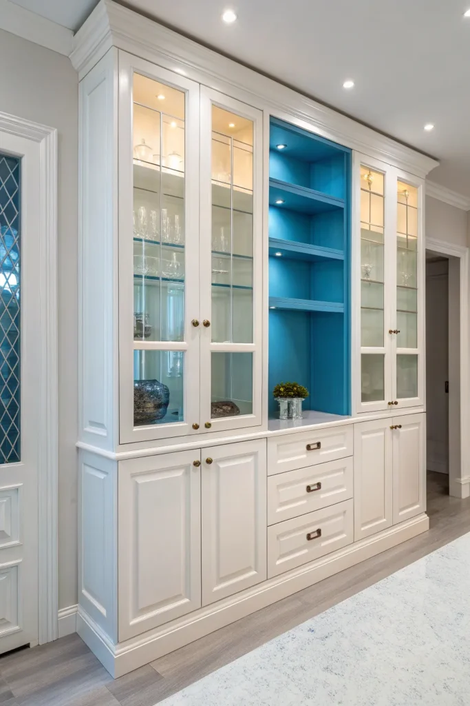 16 White and Blue Kitchen Cabinet Ideas for a Fresh Look 10 wu 9