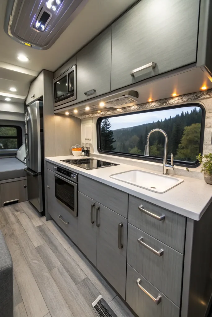 14 Functional and Beautiful Camper Van Kitchen Inspirations 11 zl 10