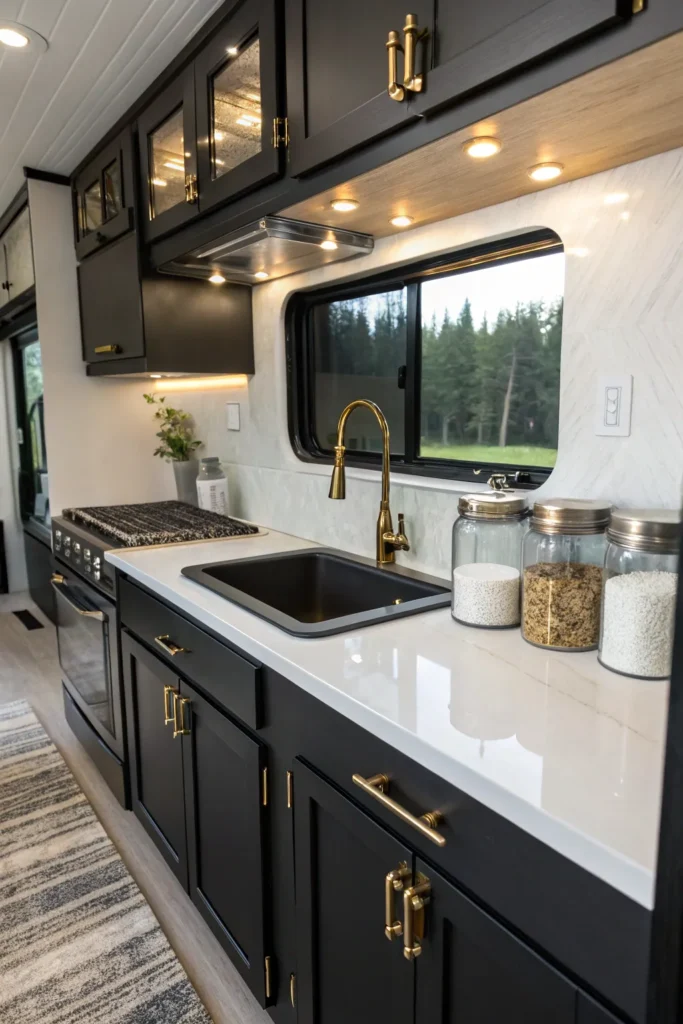 14 Functional and Beautiful Camper Van Kitchen Inspirations 5 zl 4