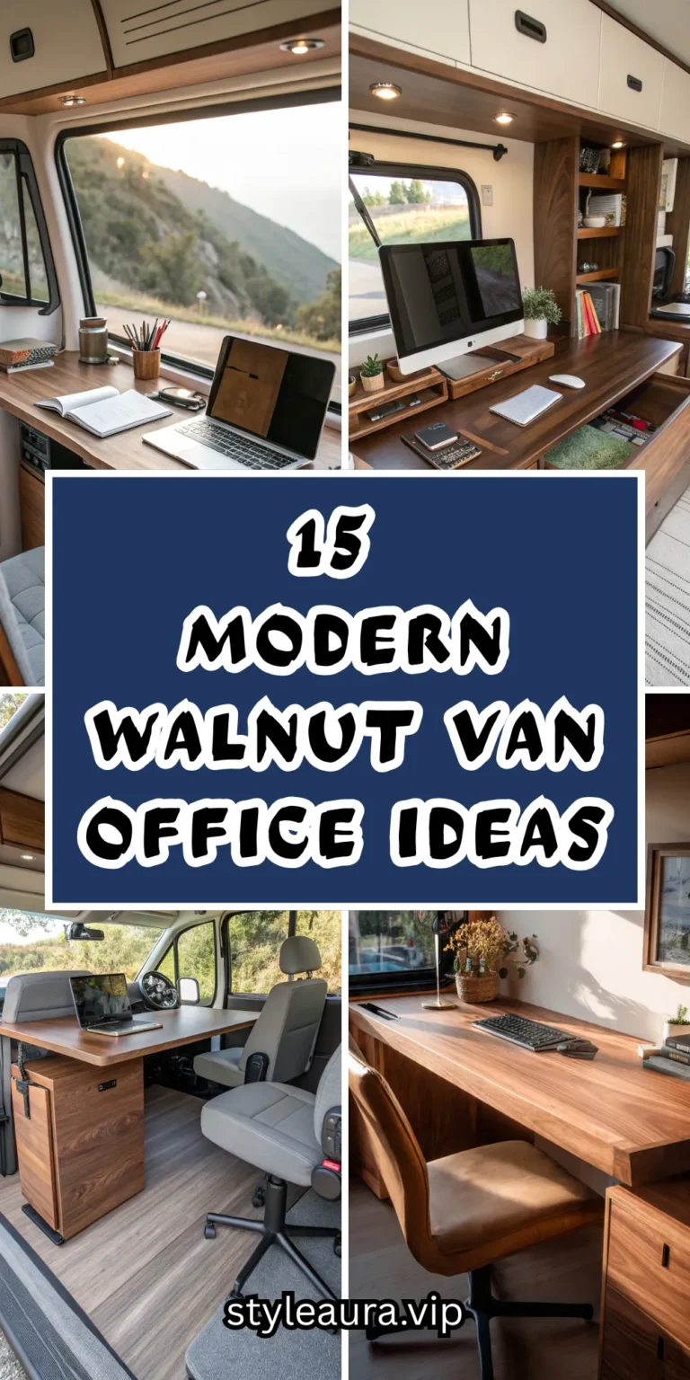 15 Modern Walnut Van Office Ideas