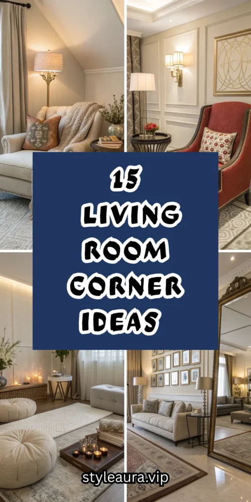 15 Living Room Corner Ideas for Maximizing Space 1 10 13