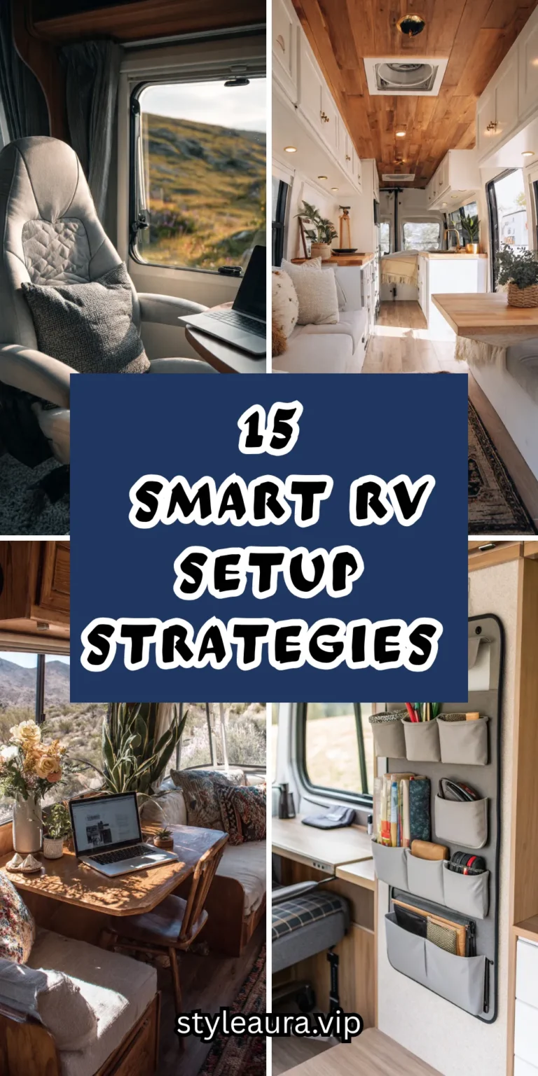 15 Smart RV Setup Strategies for Remote Work