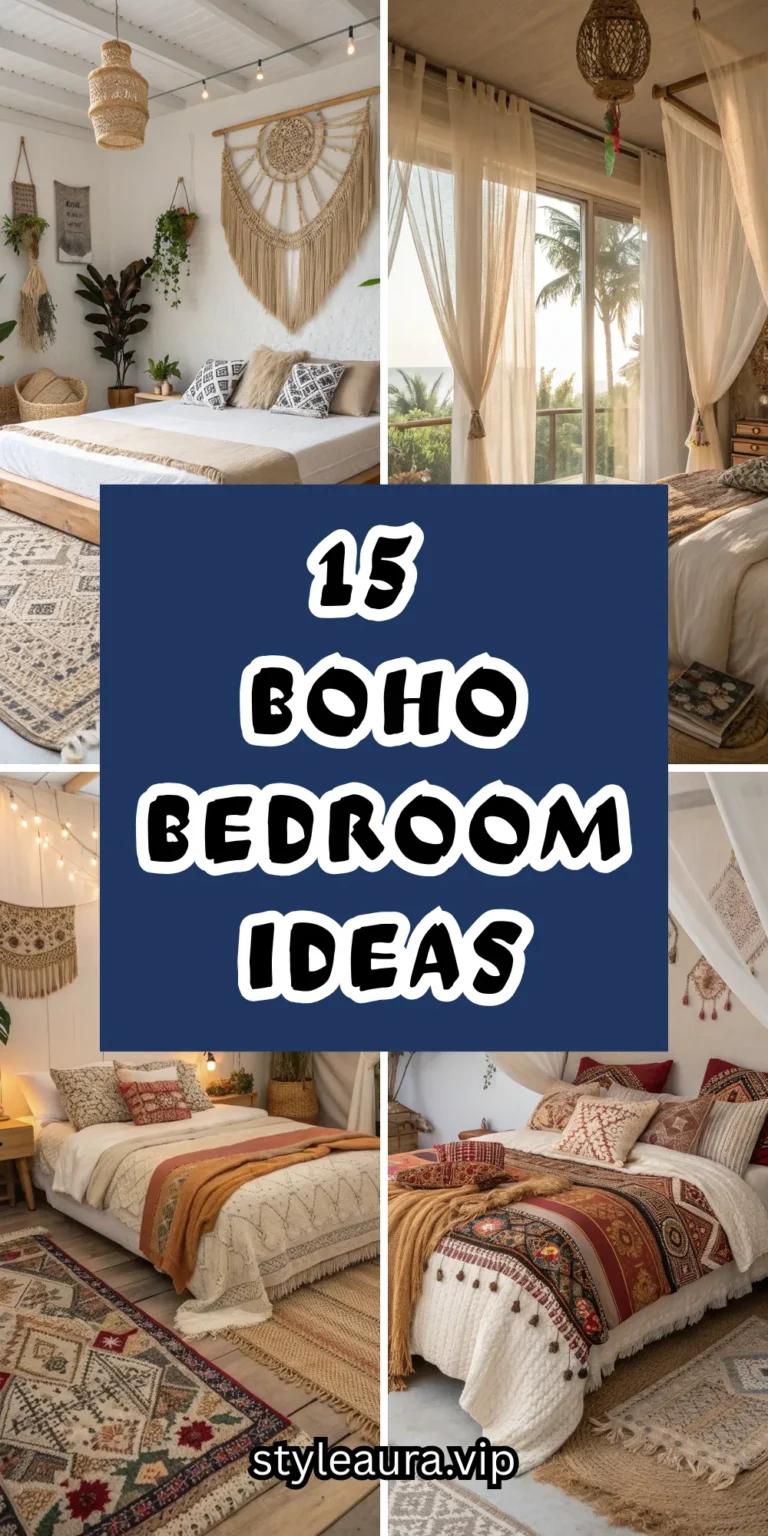 15 Boho Bedroom Ideas for a Free-Spirited Space