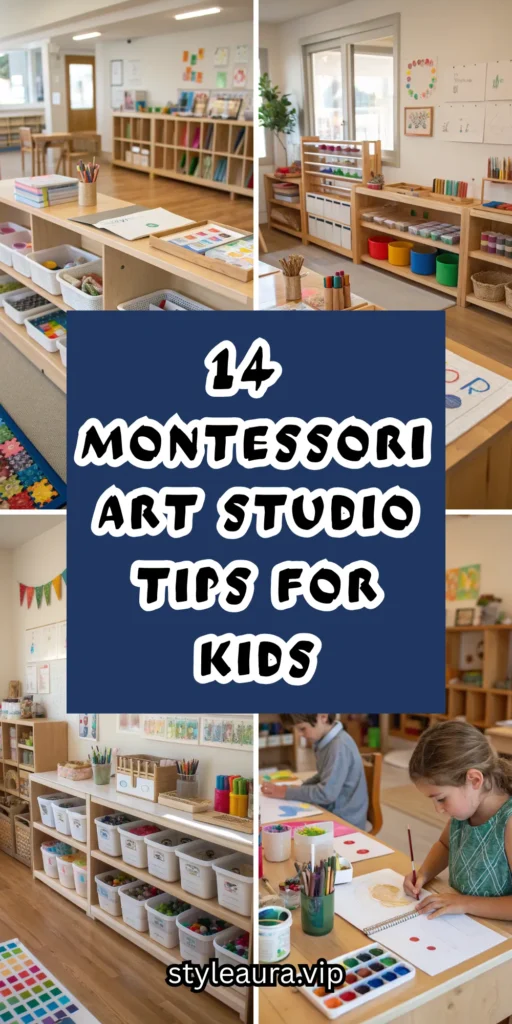 14 Montessori Art Studio Tips for Kids 1 10 21