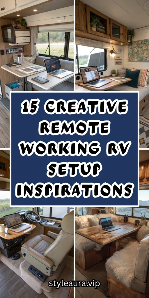 15 Creative Remote Working RV Setup Inspirations 1 10 23