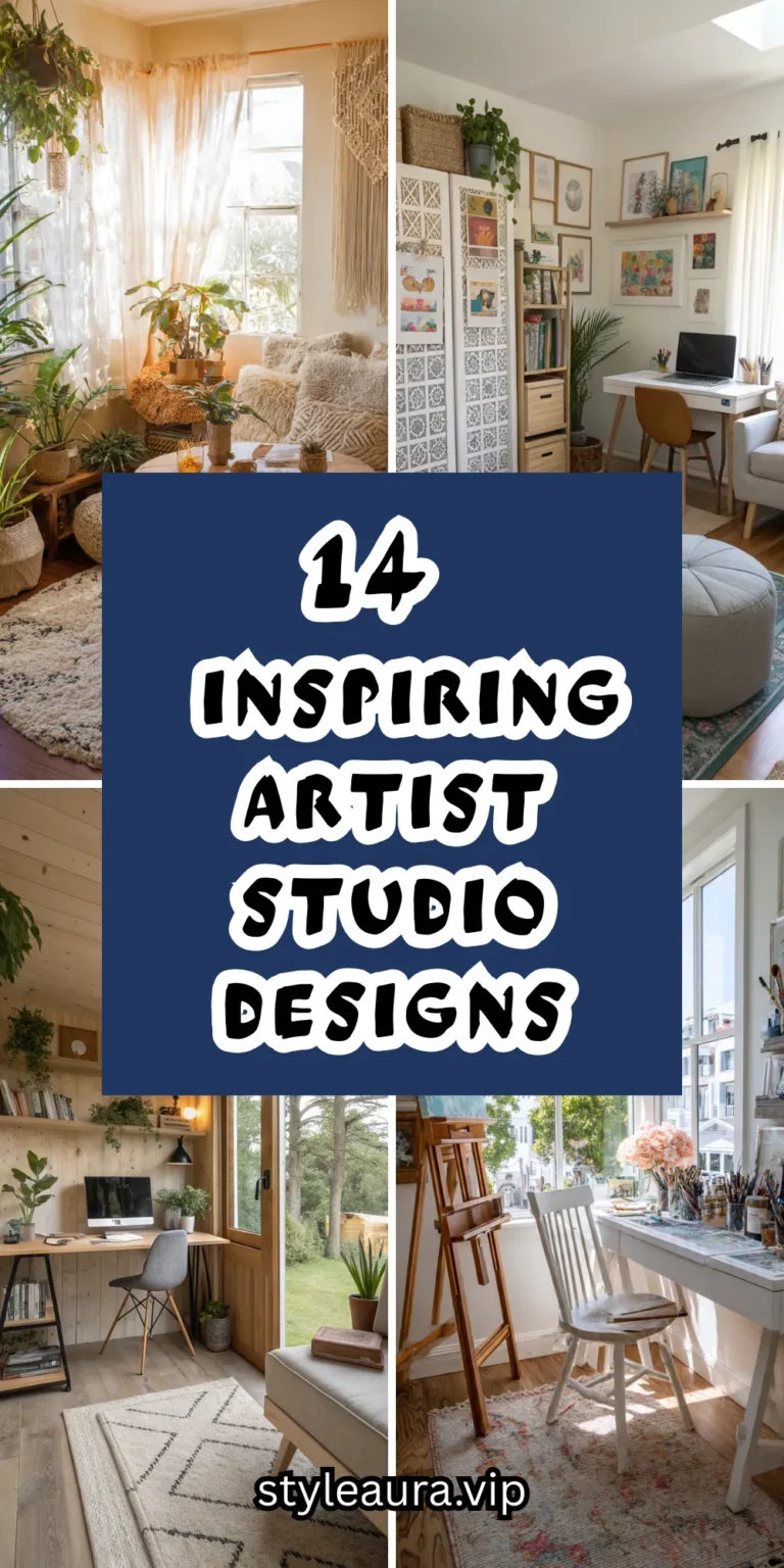 14 Inspiring Artist Studio Designs for Small Spaces 19 14 Inspiring Artist Studio Designs for Small Spaces