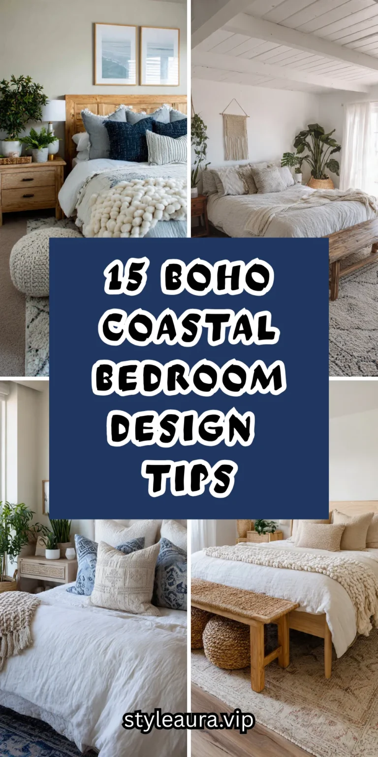 15 Boho Coastal Bedroom Design Tips for a Relaxed and Airy Retreat 16 15 Boho Coastal Bedroom Design Tips for a Relaxed and Airy Retreat