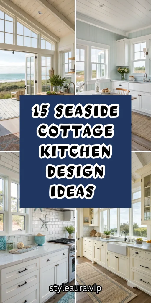 15 Seaside Cottage Kitchen Design Ideas for a Light, Relaxed, and Modern Coastal Home 1 10 4 3