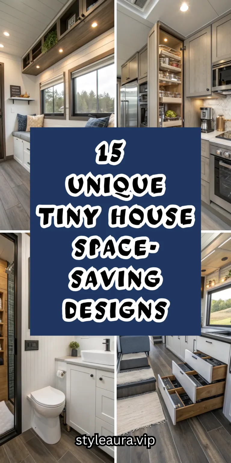 15 Unique Tiny House Space-Saving Designs