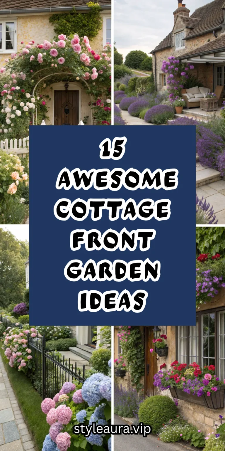 15 Awesome Cottage Front Garden Ideas