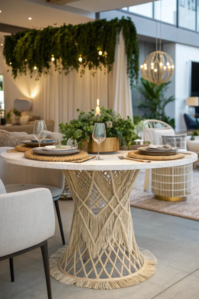 15 Boho Dining Table Styles to Elevate Your Home Décor 12 JL 11