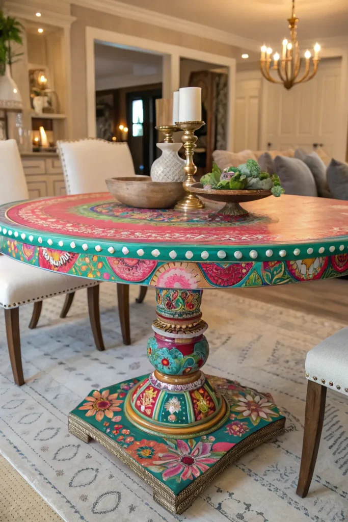 15 Boho Dining Table Styles to Elevate Your Home Décor 13 JL 12
