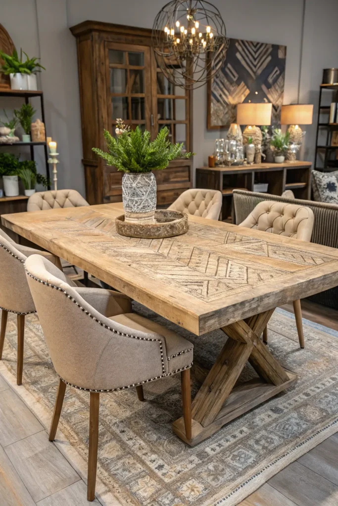15 Boho Dining Table Styles to Elevate Your Home Décor 10 JL 9