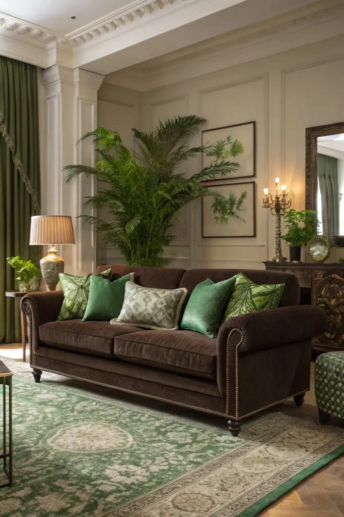 15 Dark Brown Couch Living Room Ideas for Rich Interiors 3 cb 2