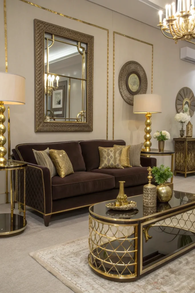 15 Dark Brown Couch Living Room Ideas for Rich Interiors 4 cb 3