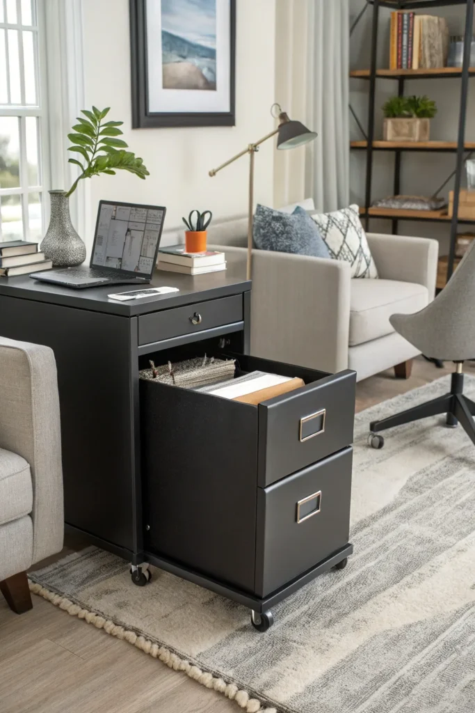 15 Combined Living Room Office Ideas for Dual Purpose Spaces 15 cf 14