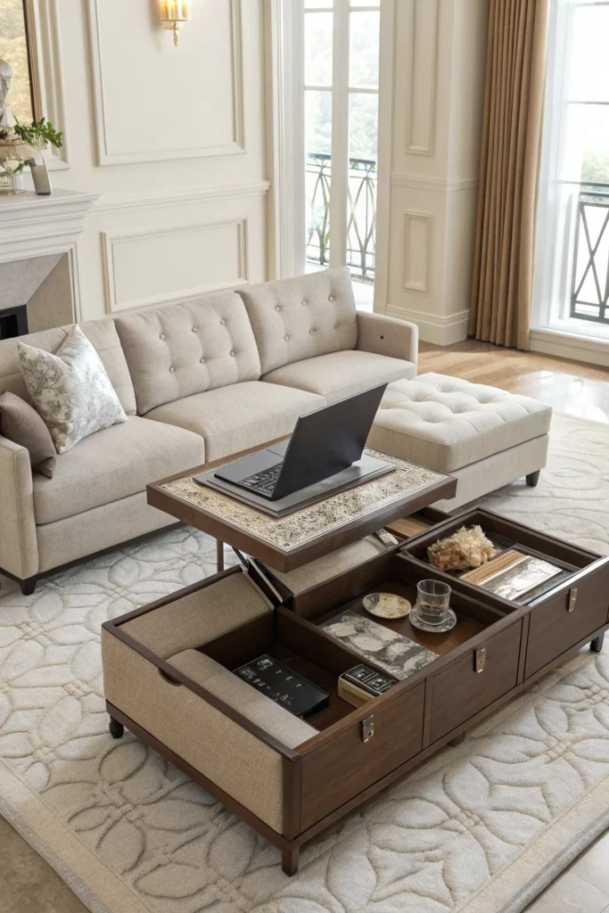 15 Combined Living Room Office Ideas for Dual Purpose Spaces 4 cf 3