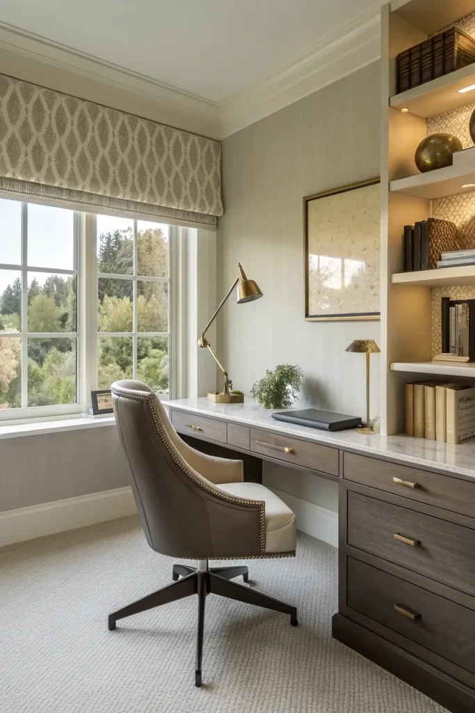 15 Combined Living Room Office Ideas for Dual Purpose Spaces 5 cf 4