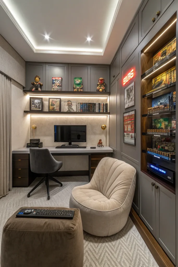15 Small Bedroom Gaming Room Ideas for Compact Fun 16 cg 15