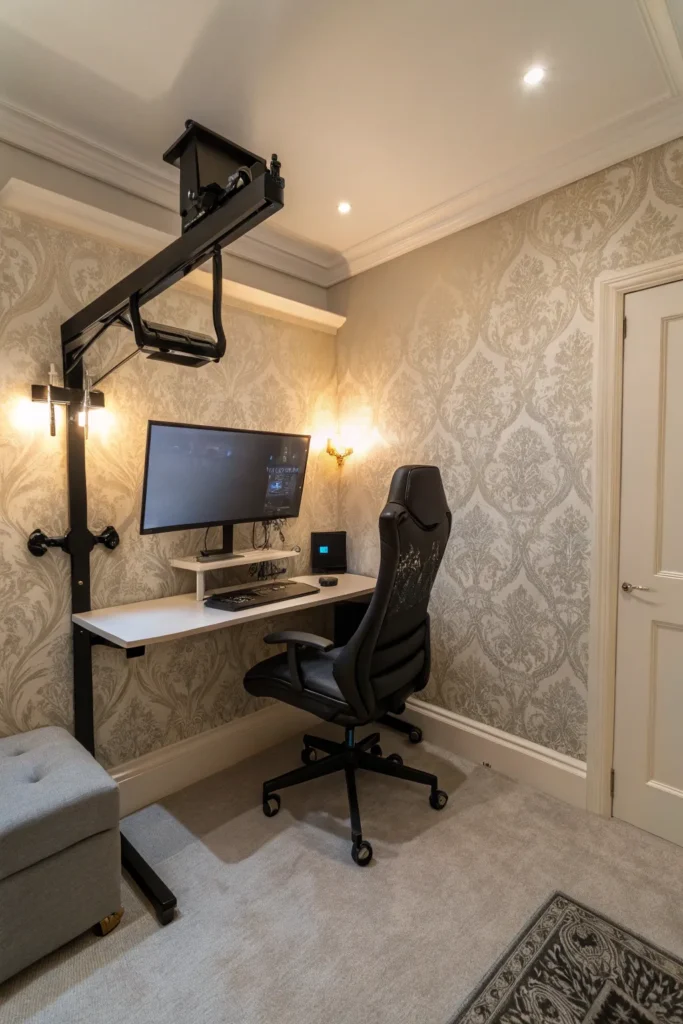 15 Small Bedroom Gaming Room Ideas for Compact Fun 3 cg 2