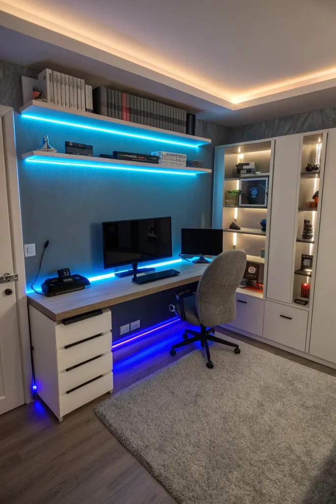 15 Small Bedroom Gaming Room Ideas for Compact Fun 4 cg 3