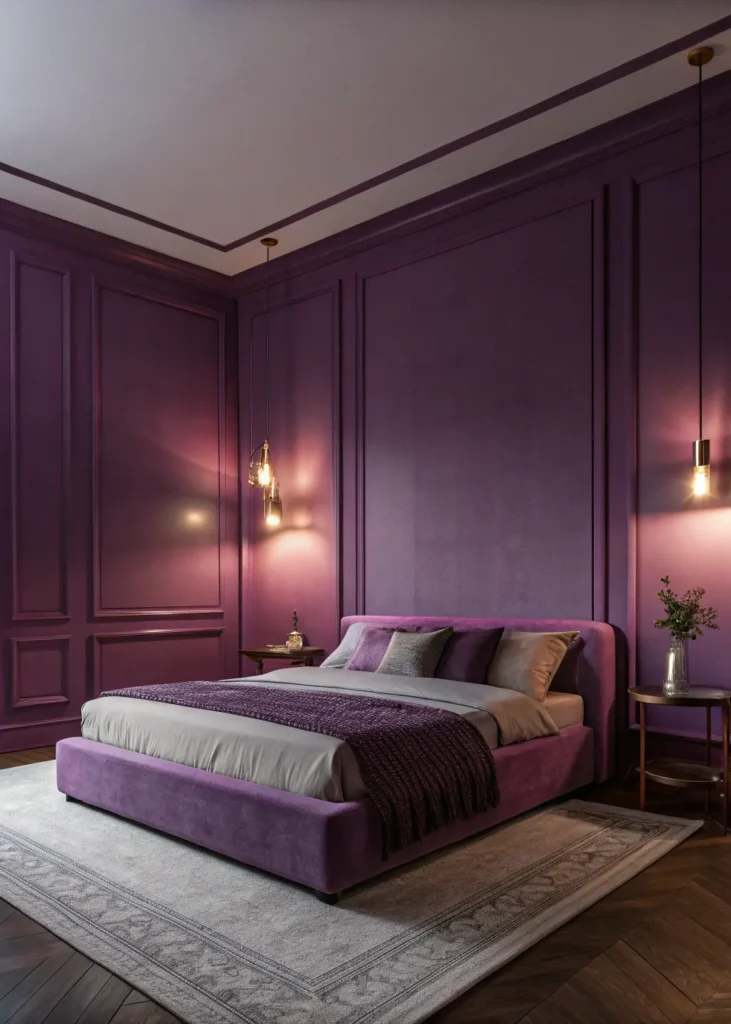 15 Stunning Moody Purple Bedroom Ideas for a Rich and Restful Space 12 dc 11