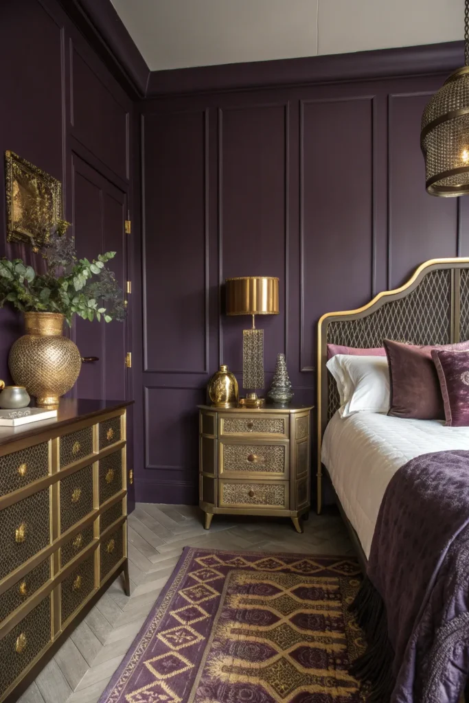 15 Stunning Moody Purple Bedroom Ideas for a Rich and Restful Space 6 dc 5