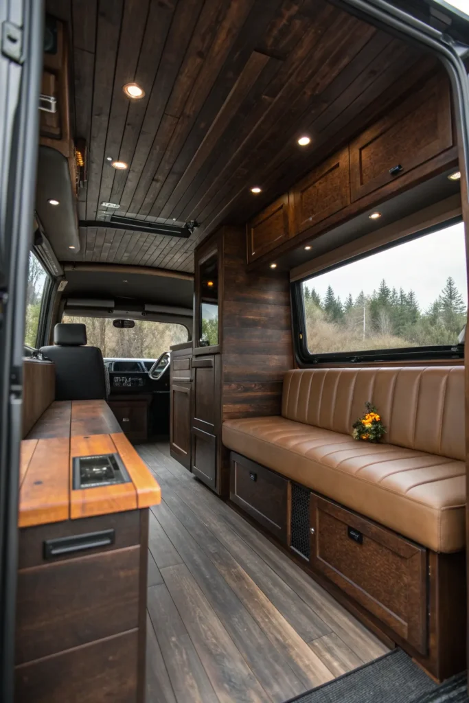 14 Moody Bohemian Van Lounge Studio Designs for a Soulful Mobile Retreat 2 es1