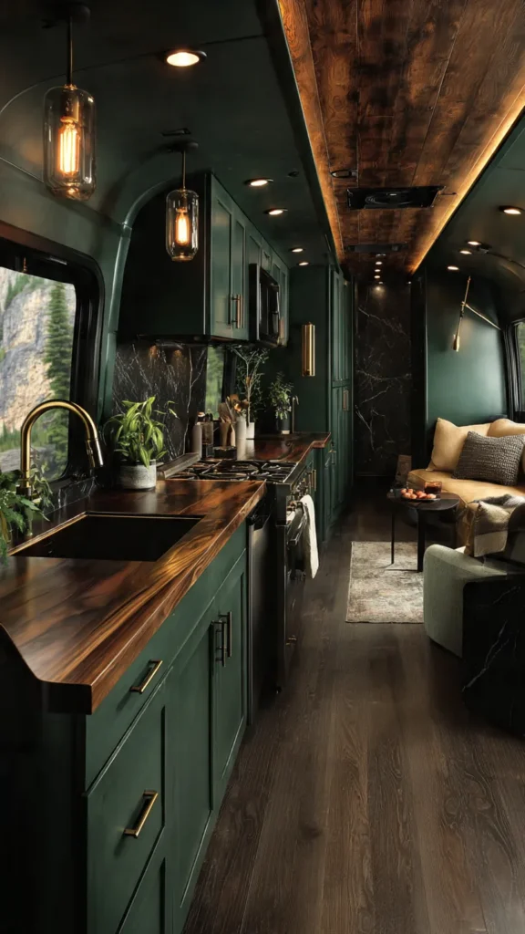 14 Moody Bohemian Van Lounge Studio Designs for a Soulful Mobile Retreat 8 es7