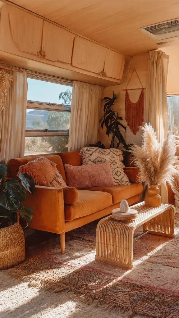 14 Moody Bohemian Van Lounge Studio Designs for a Soulful Mobile Retreat 10 es9
