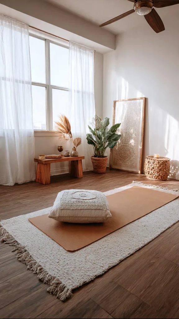 14 Boho Yoga Studio Ideas for Inner Peace 11 gp10