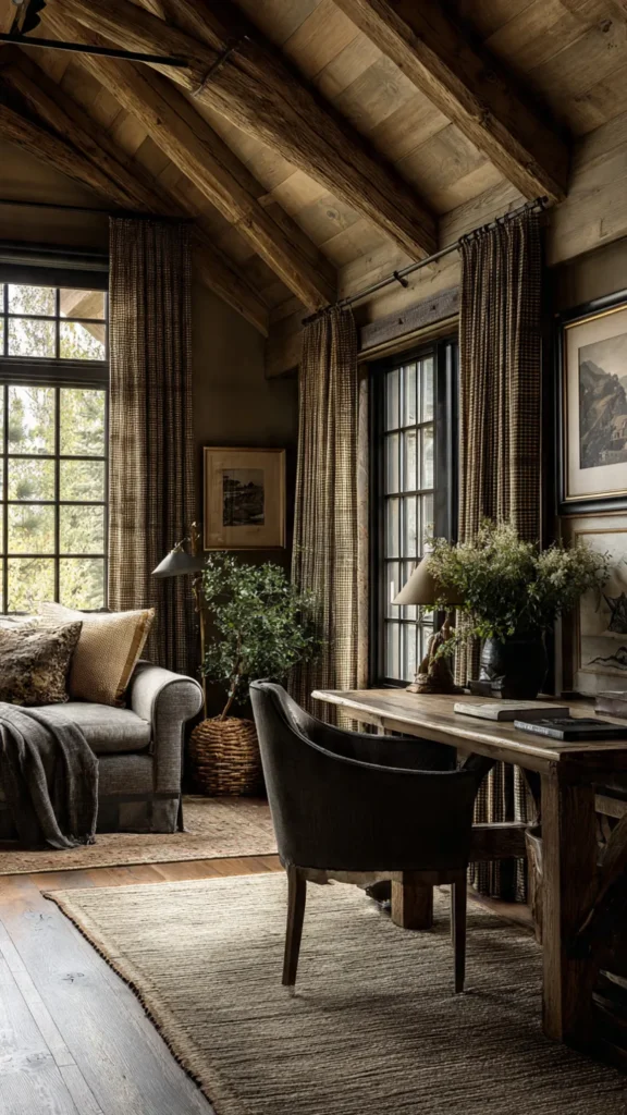 15 Mountain Cabin Office Design Inspirations 7 hn6